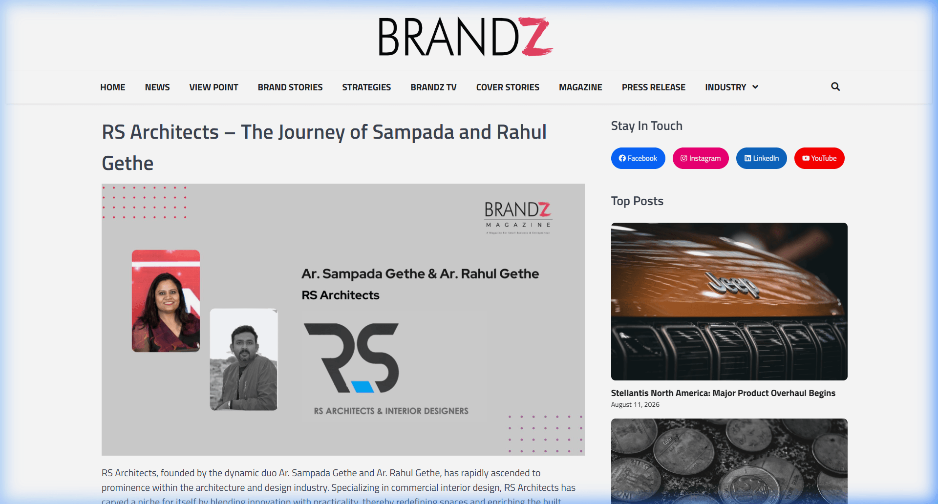 Brandz Magazine Cover